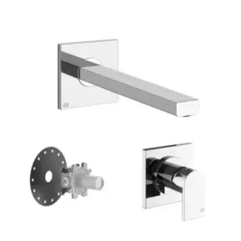 Long spout wall mounted mixer sink Gessi Via Manzoni PF38707 031