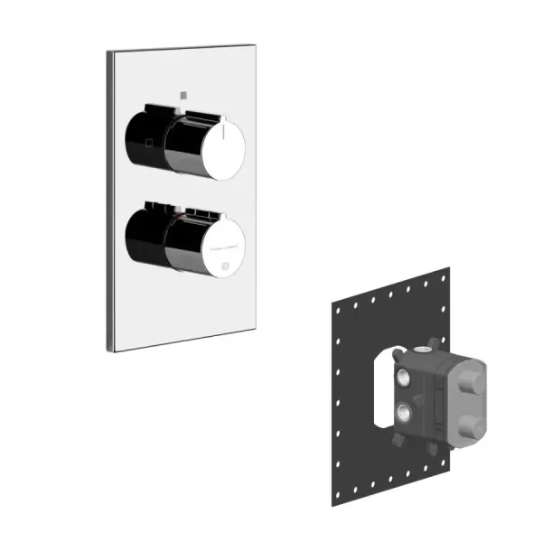 Mitigeur thermostatique de douche à encastrer Gessi Via Manzoni PF38792 031