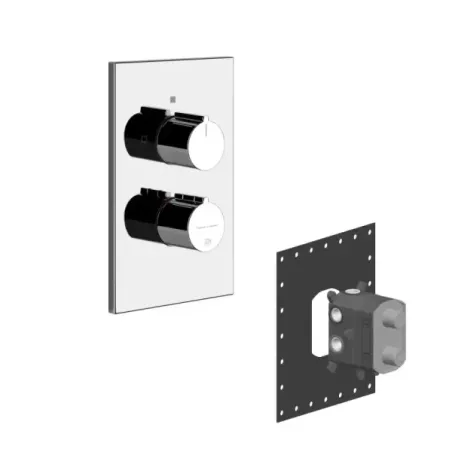 Ingebouwde thermostatische mengkraan douche Gessi Via Manzoni PF38794 031