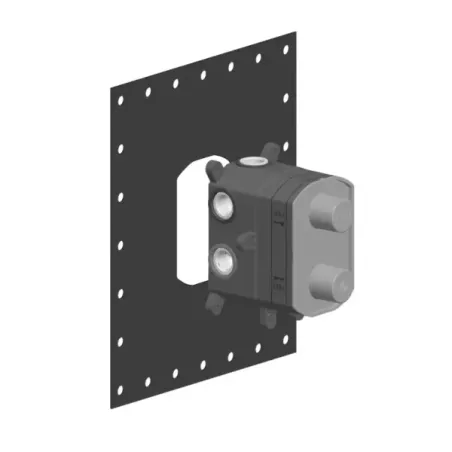 Mitigeur thermostatique de douche à encastrer Gessi Via Manzoni PF38794 031