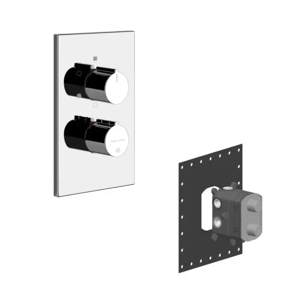 Einbau-Thermostatmischer Dusche Gessi Via Manzoni PF38796 031