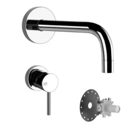 Long spout wall mounted mixer sink Gessi Via Tortona PF38783 031