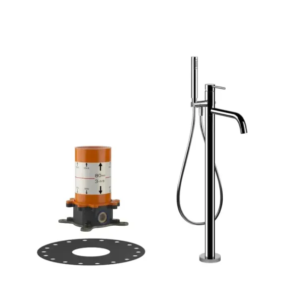 Mezclador de suelo para bañera Gessi Via Tortona PF24943 031