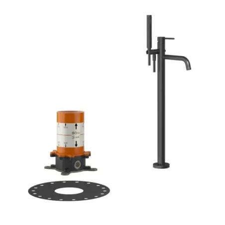 Mezclador de suelo para bañera Gessi Via Tortona PF24943 299