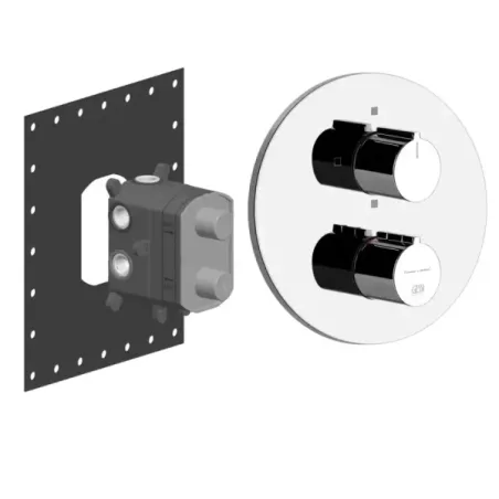 Built-in thermostatic mixer shower Gessi Via Tortona PF38778 031