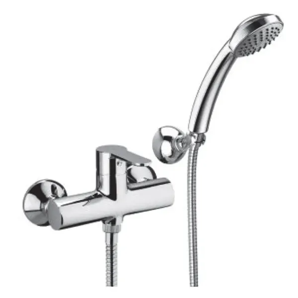 Paffoni BLU168DCR Duplex Shower Mixer Blue