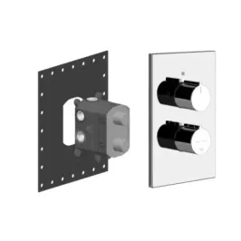 Built-in thermostatic mixer shower Gessi Via Tortona PF38792 031