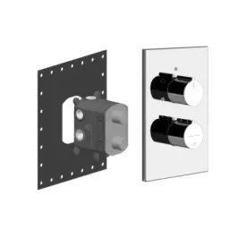 Built-in thermostatic mixer shower Gessi Via Tortona PF38796 031
