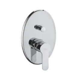 Mezclador de ducha empotrado Paffoni BLU015CR Azul