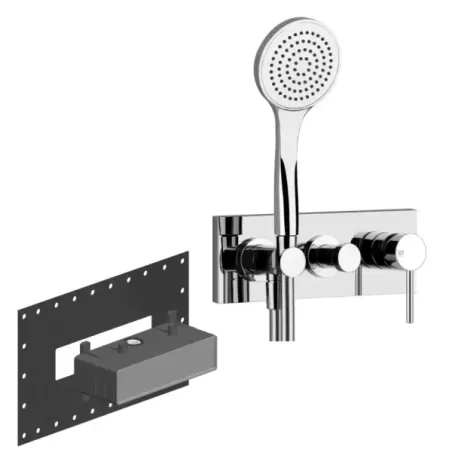 Built-in shower mixer Gessi Via Tortona PF44829 031
