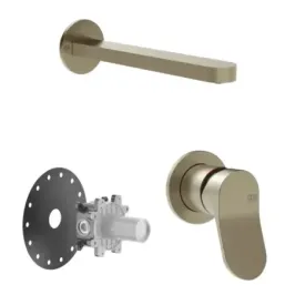 Wall mounted spout mixer sink Gessi Via Meravigli PF56900 149