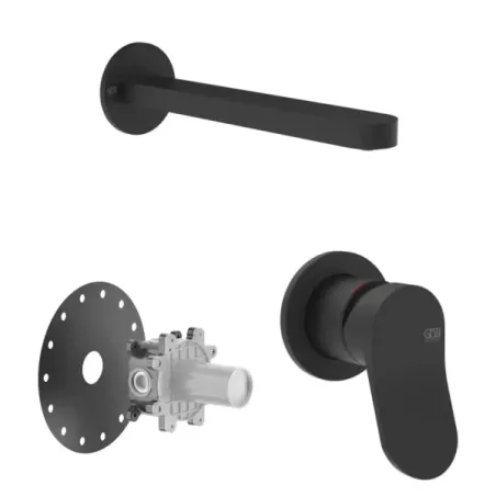 Mezclador de fregadero con caño de pared Gessi Via Meravigli PF56900 299
