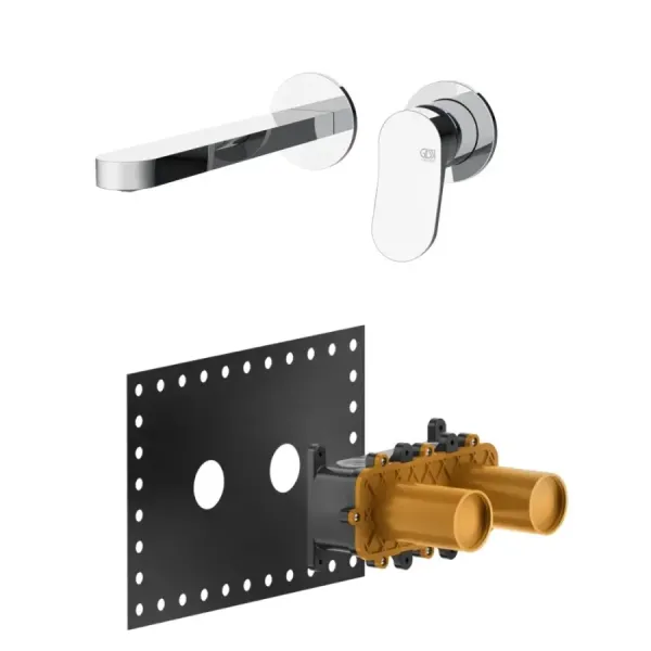 Mezclador de fregadero con caño de pared Gessi Via Meravigli PF56088 031
