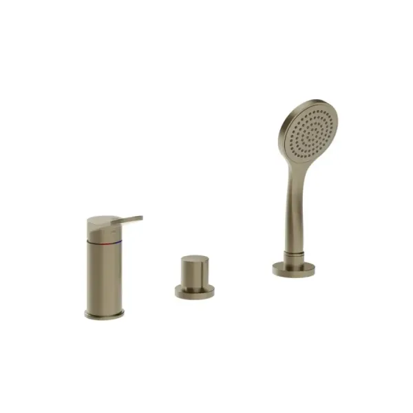 Grupo mezclador de 3 orificios para bañera Gessi Via Meravigli PF56043 149