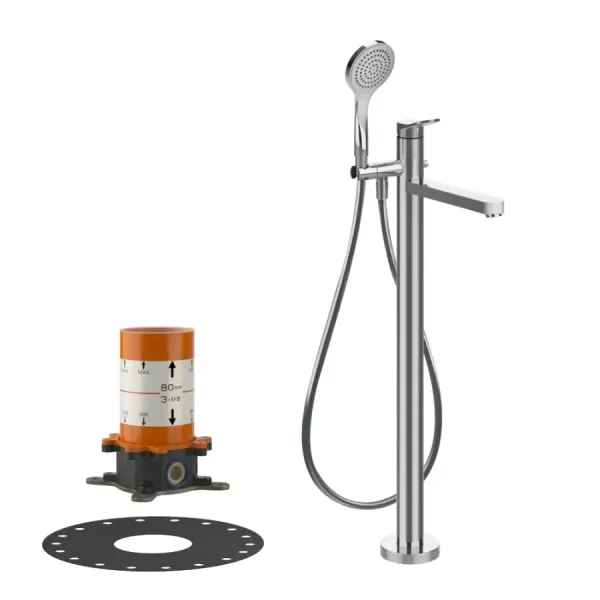 Mezclador de suelo para bañera Gessi Via Meravigli PF56028 031