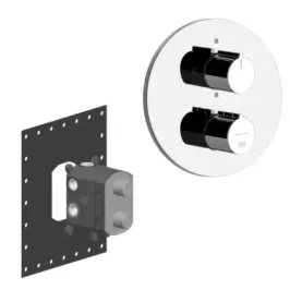 Built-in thermostatic mixer shower Gessi Via Meravigli PF38778 031