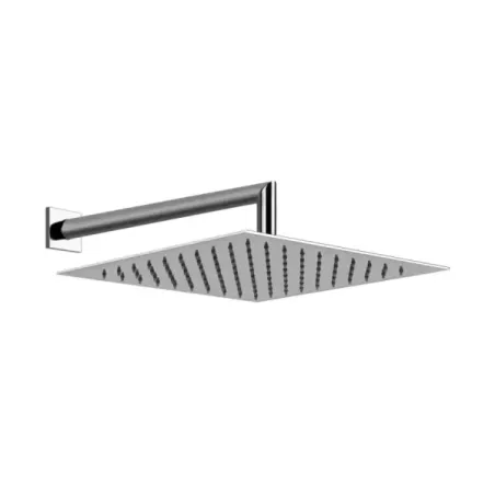 Rociador de ducha cuadrado con brazo de pared Gessi Emporio Shower PF47250 238