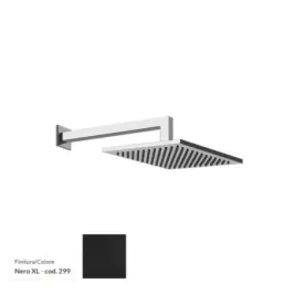 Rociador de ducha cuadrado con brazo de pared Gessi Emporio Shower PF47376 299