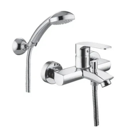 Duplex-Badewannenmischer Paffoni LM026CR Limette