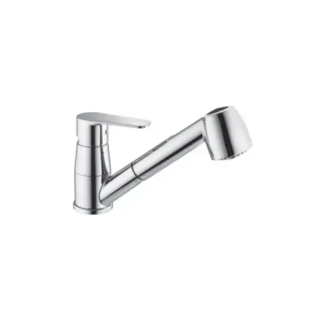 Mixer tap with pull-out shower Paffoni LM183CR Lime sink