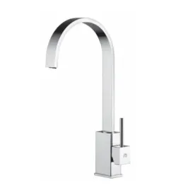 Paffoni LEA880CR Level Sink-mengkraan met hoge uitloop