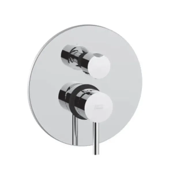 Built-in Shower Mixer Paffoni LIG018CR Light