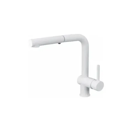 Mitigeur d'évier Paffoni avec pomme de douche extractible LIG285BO-MET Light