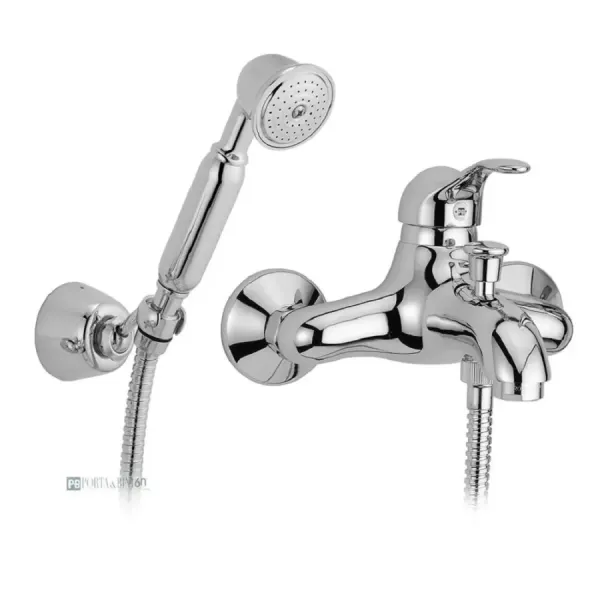 Porta&Bini 70100CR Duna Duplex Bathtub Mixer