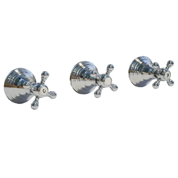 3-lever shower tap Porta&Bini 62531CR Old Fashion