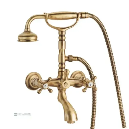 Robinet de Baignoire 2 leviers Porta&Bini 62500BR Old Fashion
