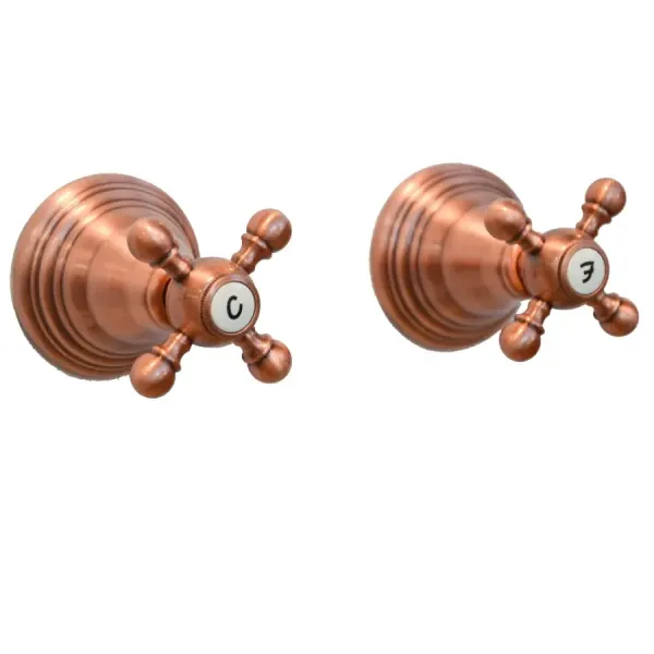 2 Lever Shower Tap Porta&Bini 62530RA Old Fashion