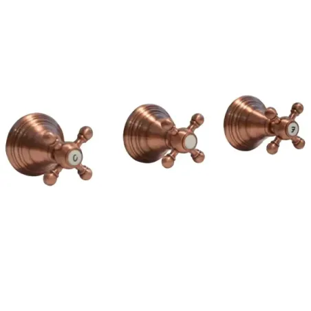 Robinet de douche 3 leviers Porta&Bini 62531RA Old Fashion