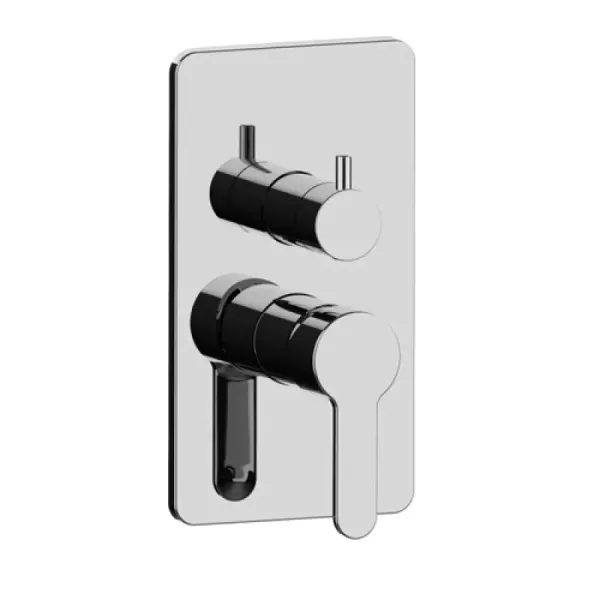 Mezclador de ducha empotrado Flli Frattini 60541A00+9801100 Mocca