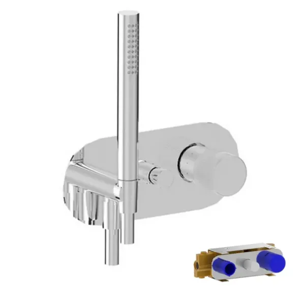 Built-in Shower Mixer Bellosta Plisset kit-4200-1-P-E