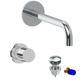 Mitigeur à encastrer à bec court Diamond kit-D-4205-R-B-E-464008
