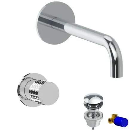 Built-in short spout mixer Diamond kit-D-4205-R-B-E-464008