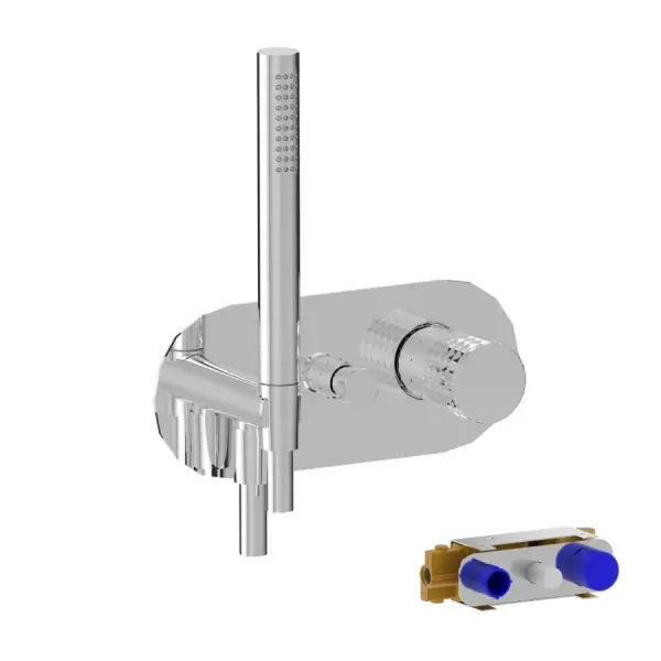 Built-in Shower Mixer Bellosta Diamond kit-D-4200-1-P-E