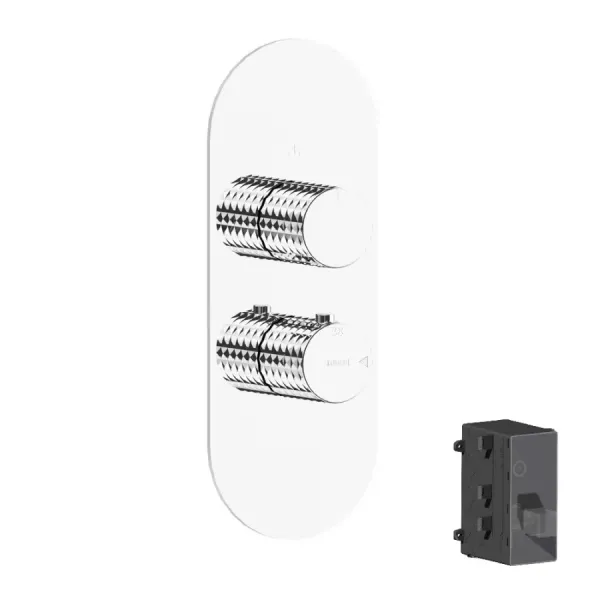 Bellosta Diamond Thermostat-Brausebatterie-Set-D-4212-P-E