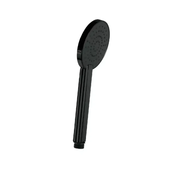 Rociador de ducha monojet Damast Serie Nadal 1 ducha en ABS antical disco cromado color negro cod. 11523