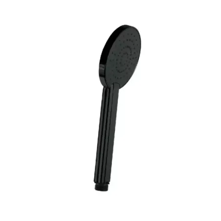 Rociador de ducha monojet Damast Serie Nadal 1 ducha en ABS antical disco cromado color negro cod. 11523