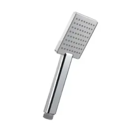 Damast Single jet shower Nadal Q series shower in ABS with grey disc air injection water saving chrome color code 11365