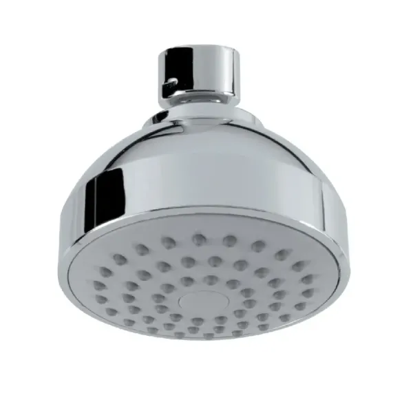 Rociador de ducha Damast Round Serie C1 en ABS redondo Ø 80 mm no inspeccionable antical 52 agujeros color cromo cod. 11764