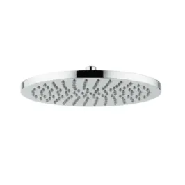 Pommeau de douche rond Damast série Delfino 30T en ABS rond Ø 300 mm anticalcaire 126 trous couleur chrome cod. 14081