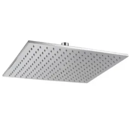 Pommeau de douche Damast Square série Saturno 40Q en laiton carré 40x40 cm anticalcaire 224 trous couleur chrome cod. 13980