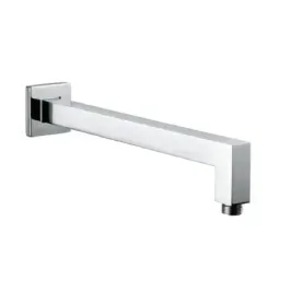 Damast Shower head arm Cassiopea 30 series in square brass 300x25x25 mm wall mounted chrome color code 12602