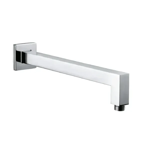 Damast Shower head arm Cassiopea 30 series in square brass 300x25x25 mm wall mounted chrome color code 12602
