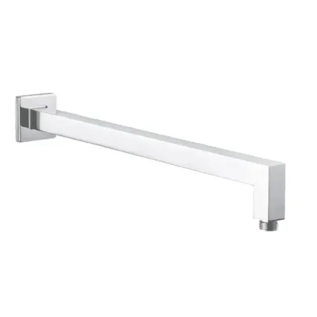Damast Shower head arm Cassiopea 30 series in square brass 300x25x25 mm wall mounted matt white colour code 16494