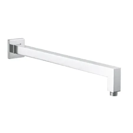 Damast Shower head arm Cassiopea 40 series in square brass 400x25x25 mm wall mounted matt white colour code 16388
