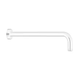 Damast Shower head arm Pegaso 35 series in round brass Ø 22 mm length 350 mm wall mounted matt white colour code 15365