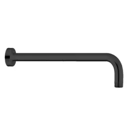Damast Shower head arm Pegaso 35 series in round brass Ø 22 mm length 350 mm wall mounted matt black colour code 12665
